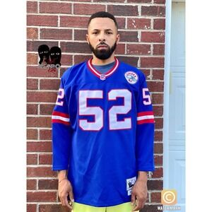 Pepper Johnson Mitchell & Ness New York Giants Spider Lockhart 1986 NFL Jersey